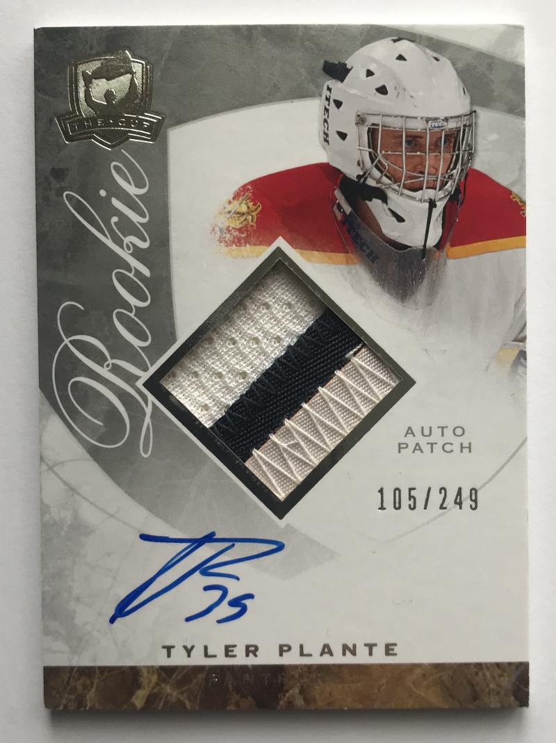 2008-09 The Cup #104 Tyler Plante RC Rookie Auto 105/249 Patch 06988 Image 1