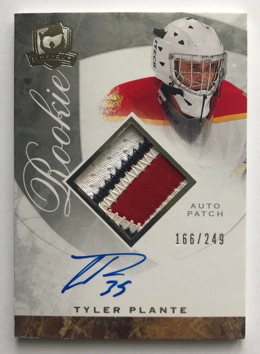 2008-09 The Cup #104 Tyler Plante RC Rookie Auto 166/249 Patch 06992 Image 1