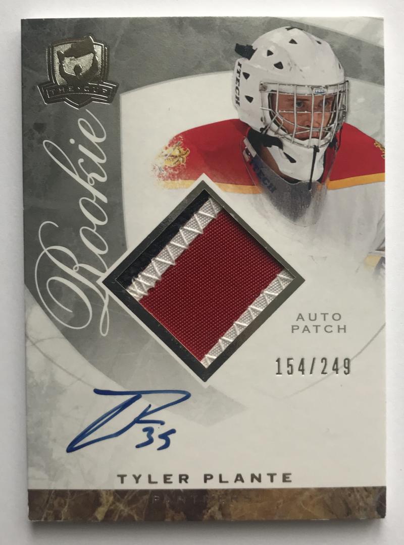 2008-09 The Cup #104 Tyler Plante RC Rookie Auto 154/249 Patch 06993 Image 1