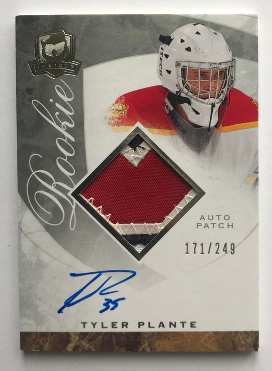 2008-09 The Cup #104 Tyler Plante RC Rookie Auto 171/249 Patch 06994 Image 1