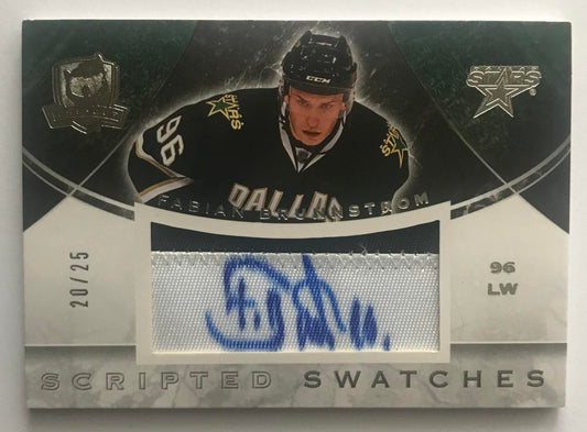 2008-09 The Cup Scripted Swatches Fabian Brunnstrom Auto 20/25 Patch 07004 Image 1
