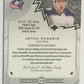 2018-19 Upper Deck Black Diamond Artemi Panarin 72/249 Jersey 06821