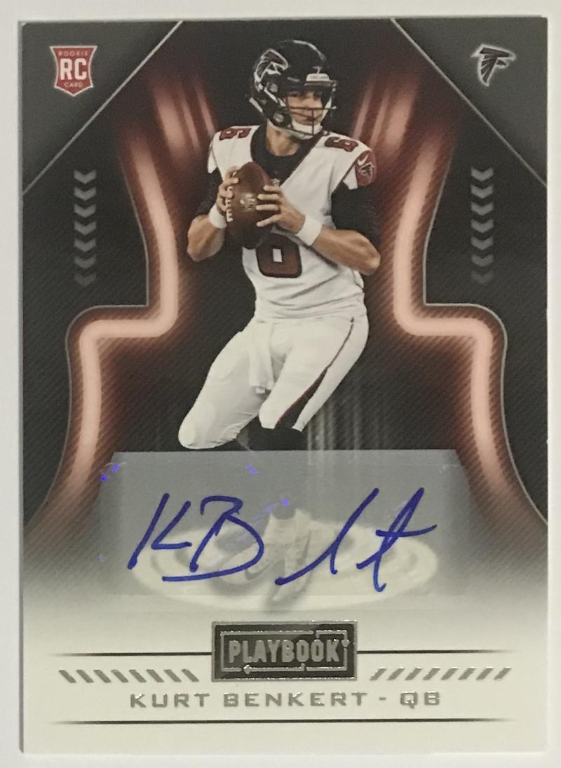 2018 Panini Playbook Signatures #127 Kurt Benkert Rookie  Auto 06827