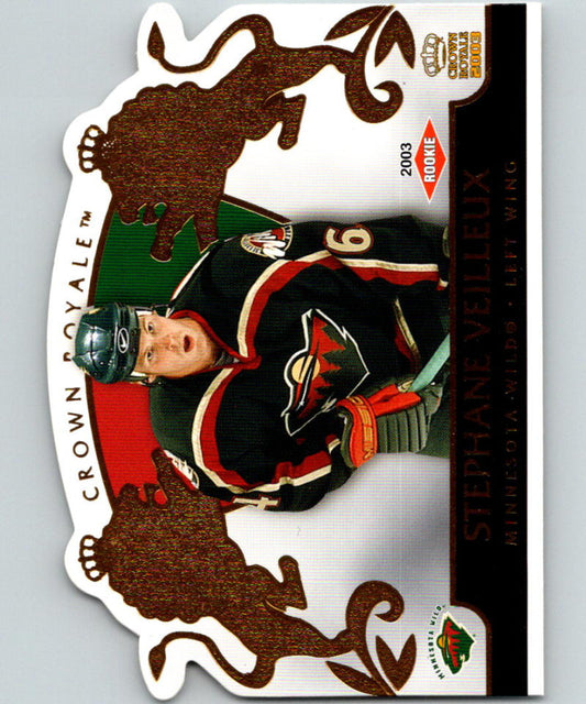 2002-03 Crown Royale #120 Stephane Veilleux RC 1704/2299 Rookie 06838 Image 1