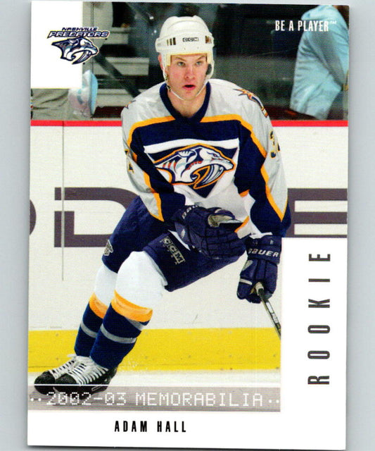 2002-03 Be A Player Memorabilia #294 Adam Hall MINT RC Rookie 06857 Image 1