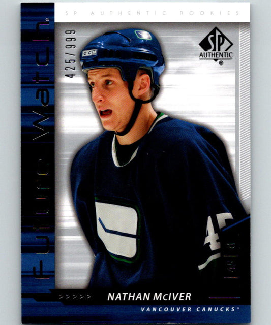 2006-07 SP Authentic #212 Nathan McIver NM-MT Rookie 425/999 RC 07040