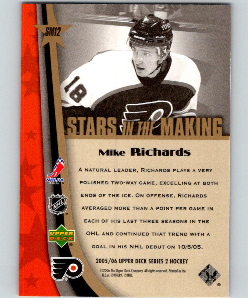 2005-06 Upper Deck Stars in the Making #SM12 Mike Richards 07088