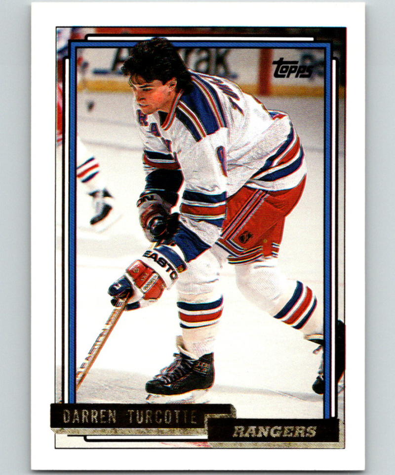 1992-93 Topps Gold #203G Darren Turcotte MINT 07110 Image 1