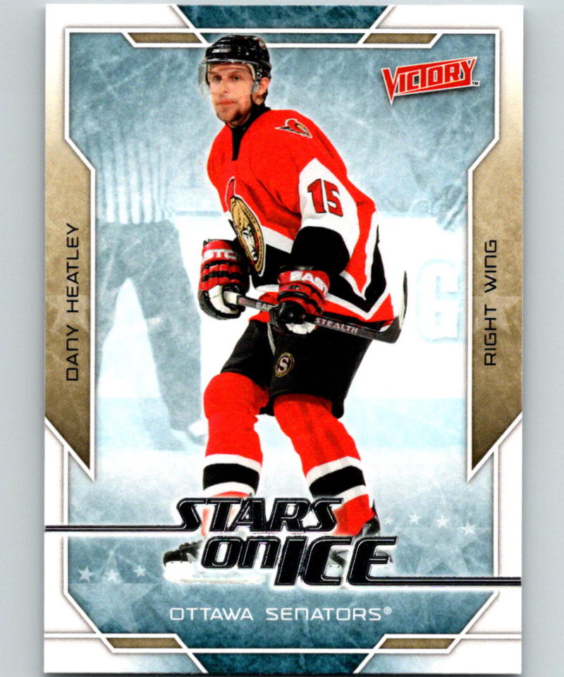 2007-08 Upper Deck Victory Stars on Ice #SI11 Dany Heatley 07112 Image 1