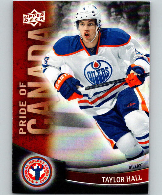 2011-12 Upper Deck Hockey Card Day #6 Taylor Hall Canada 07125 Image 1