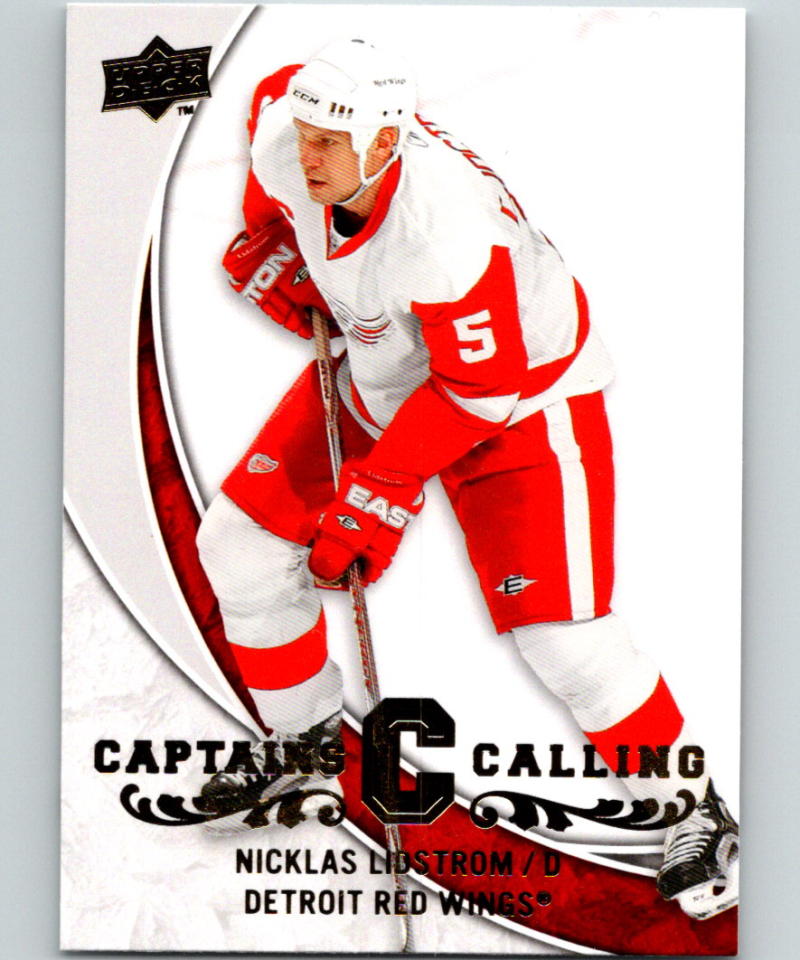 2008-09 Upper Deck Captains Calling #CPT4 Nicklas Lidstrom 07134 Image 1