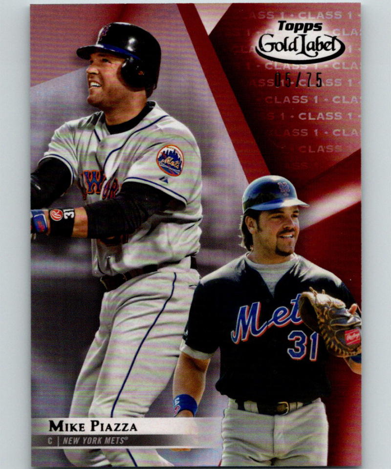 2018 Topps Gold Label Class 1 Red #65 Mike Piazza MINT 5/75 07213