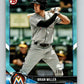 2018 Bowman Draft Sky Blue #BD-132 Brian Miller MINT 190/499 Marlins 07226 Image 1