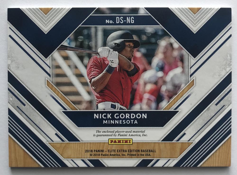 2018 Panini Elite Extra Edition Dual Silhouettes #7 Nick Gordon 109/199 07239 Image 2