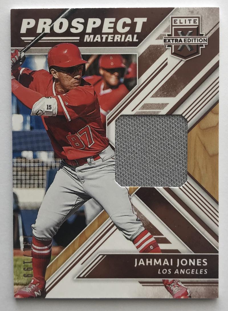 2018 Panini Elite Extra Edition Prospect Material Jahmai Jones  131/199 07246 Image 1