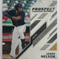 2018 Panini Elite Extra Edition Prospect Material Gold James Nelson 33/99 07248