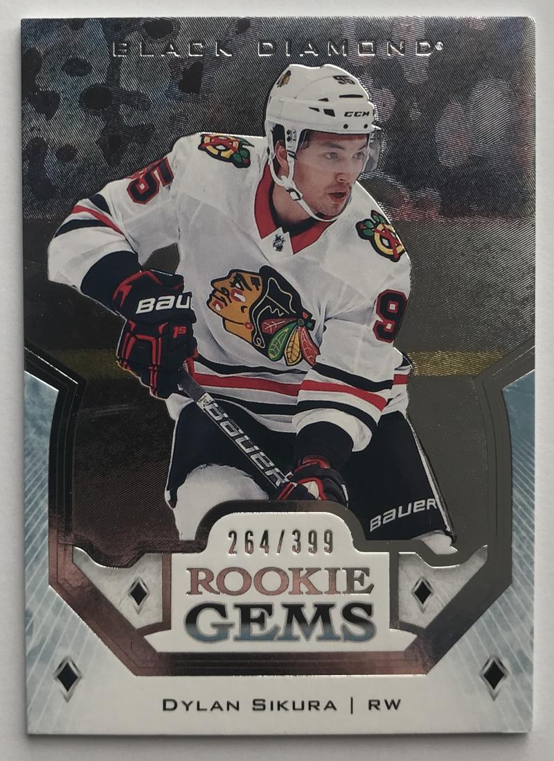 2018-19 Upper Deck Black Diamond Rookie Gems Dylan Sikura 264/399 07256