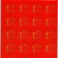 Calgary Flames Vinyl Sticker Sheet 5"x7" Decals - 1" Round x20