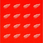 Detroit Red Wings Vinyl Sticker Sheet 5"x7" Decals - 1" Round x20