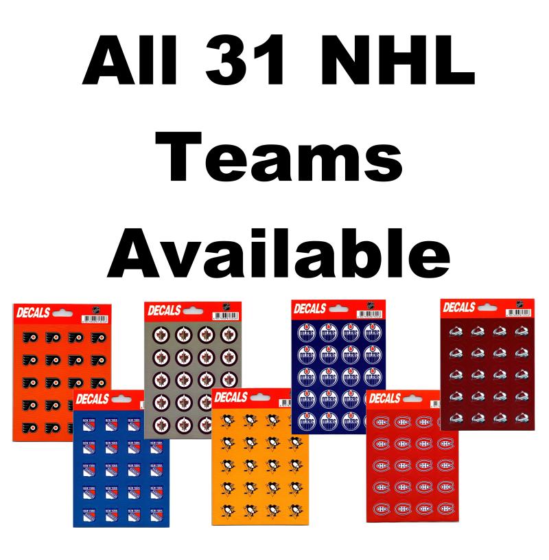Ottawa Senators Vinyl Sticker Sheet 5"x7" Decals - 1" Round x20