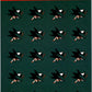 San Jose Sharks Vinyl Sticker Sheet 5"x7" Decals - 1" Round x20