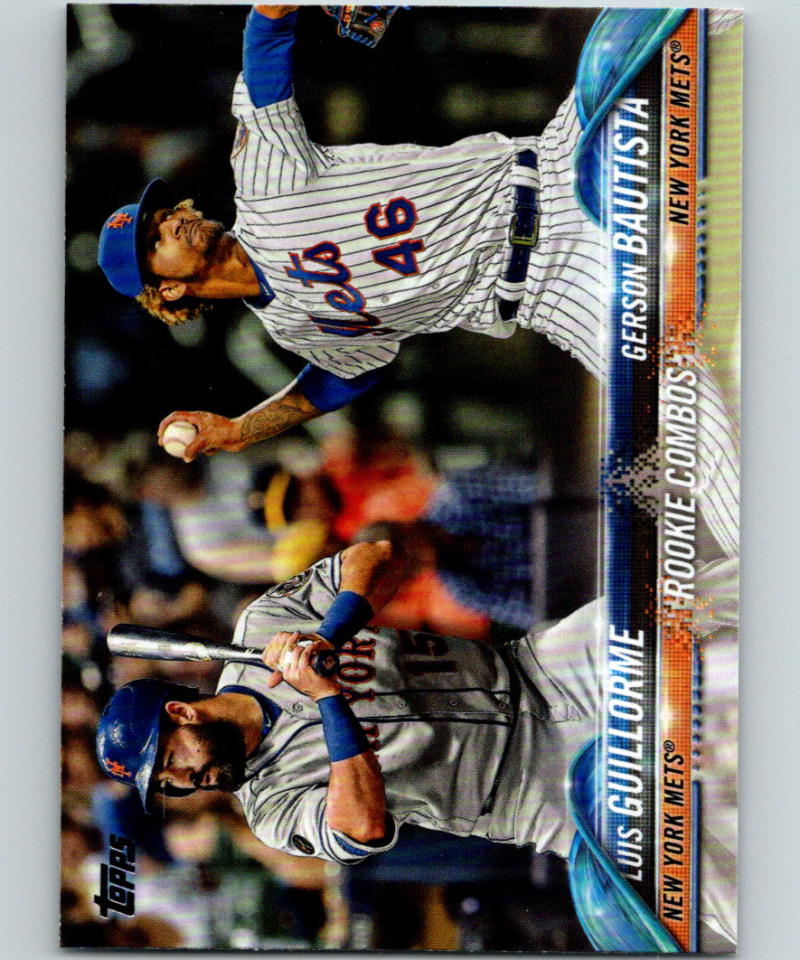 2018 Topps Update #US103 Gerson Bautista/Luis Guillorme MINT RC Rookie 07291 Image 1