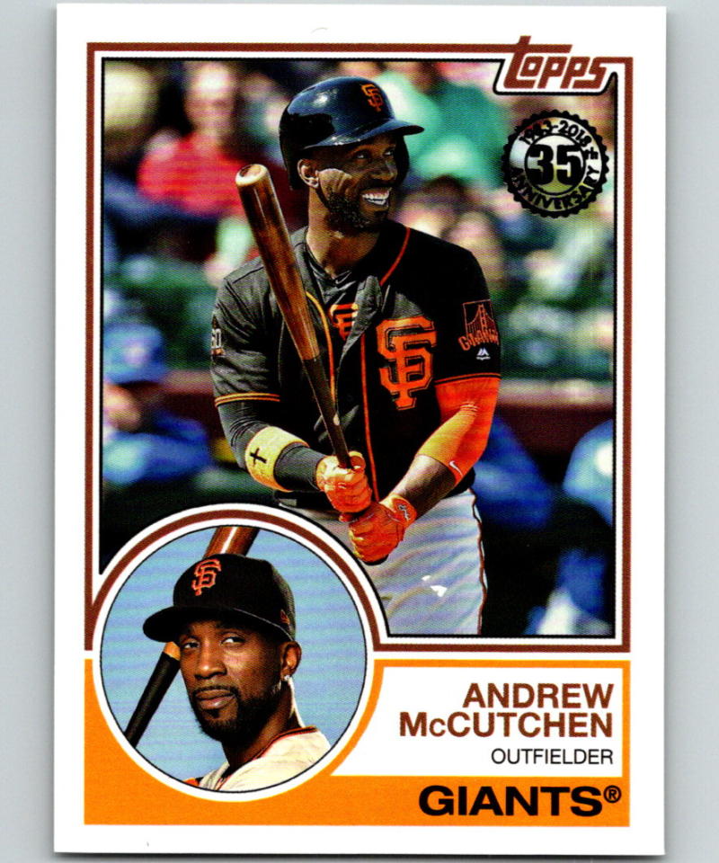 2018 Topps Update 1983 Topps 35th #83-1 Andrew McCutchen 07353 Image 1