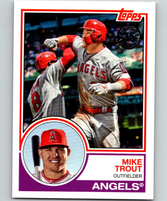 2018 Topps Update 1983 Topps 35th #83-42 Mike Trout MINT 07358