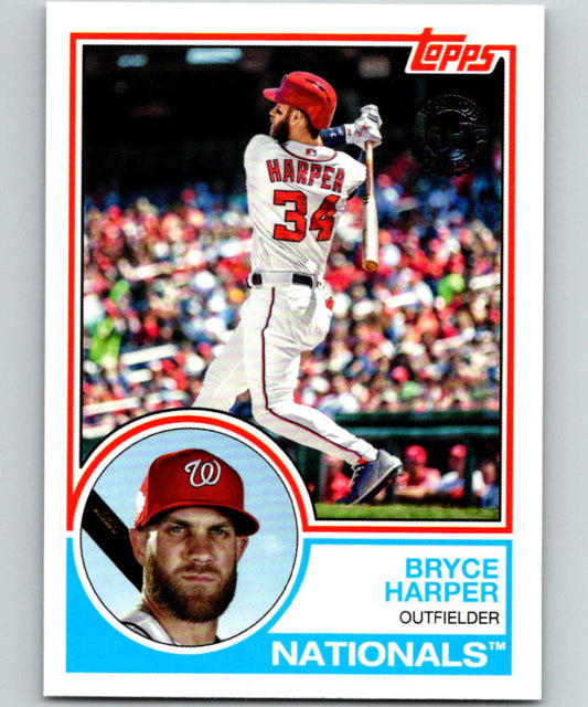 2018 Topps Update 1983 Topps 35th #83-45 Bryce Harper MINT 07359 Image 1