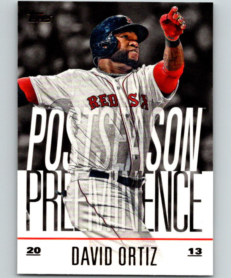 2018 Topps Update Postseason Preeminence #PO-13 David Ortiz MINT 07380 Image 1