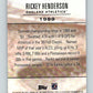 2018 Topps Update Postseason Preeminence #PO-20 Rickey Henderson MINT 07381 Image 2
