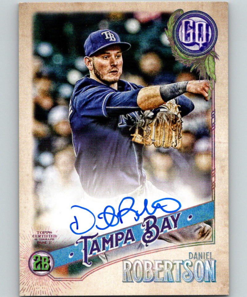 2018 Topps Gypsy Queen Autographs Daniel Robertson Auto Rays 07403 Image 1