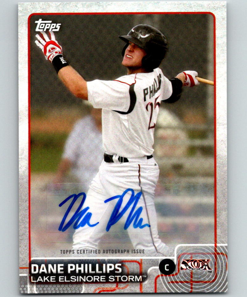 2015 Topps Pro Debut Autographs #73 Dane Phillips Mint Auto 07417 Image 1