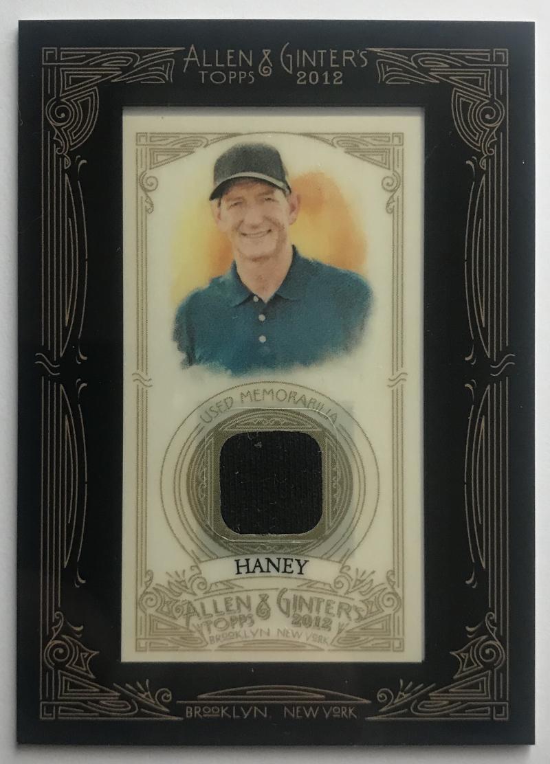 2012 Topps Allen and Ginter Relics #HH Hank Haney Golf Jersey 07429 Image 1