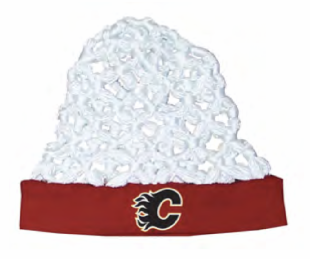 Calgary Flames Net Head Hat - Brand New with Tag - One Size Fits All Image 1