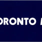 Toronto Maple Leafs (90's) 3" x 12" Bumper Strip  Sticker Decal