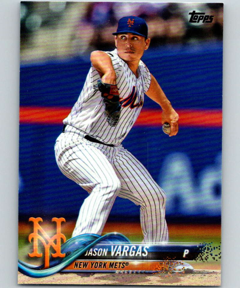 2018 Topps Update #US17 Jason Vargas Like New New York Mets  Image 1