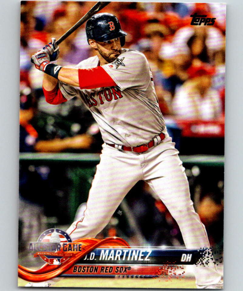 2018 Topps Update #US23 J.D. Martinez Like New Boston Red Sox  Image 1