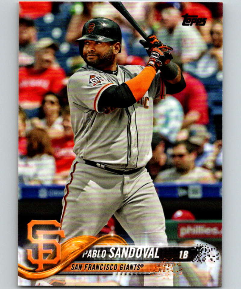 2018 Topps Update #US24 Pablo Sandoval Like New San Francisco Giants