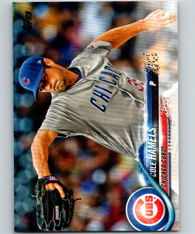 2018 Topps Update #US32 Cole Hamels Like New Chicago Cubs  Image 1