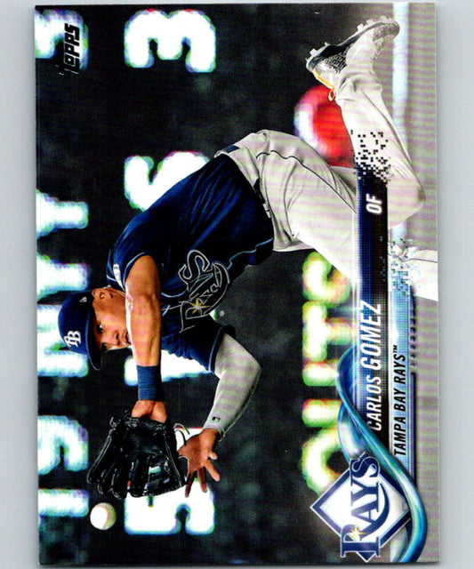 2018 Topps Update #US46 Carlos Gomez Like New Tampa Bay Rays  Image 1