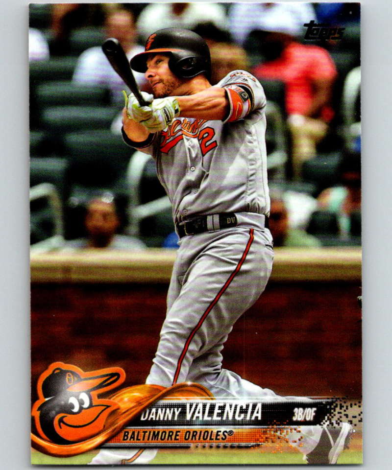 2018 Topps Update #US163 Danny Valencia Like New Baltimore Orioles  Image 1