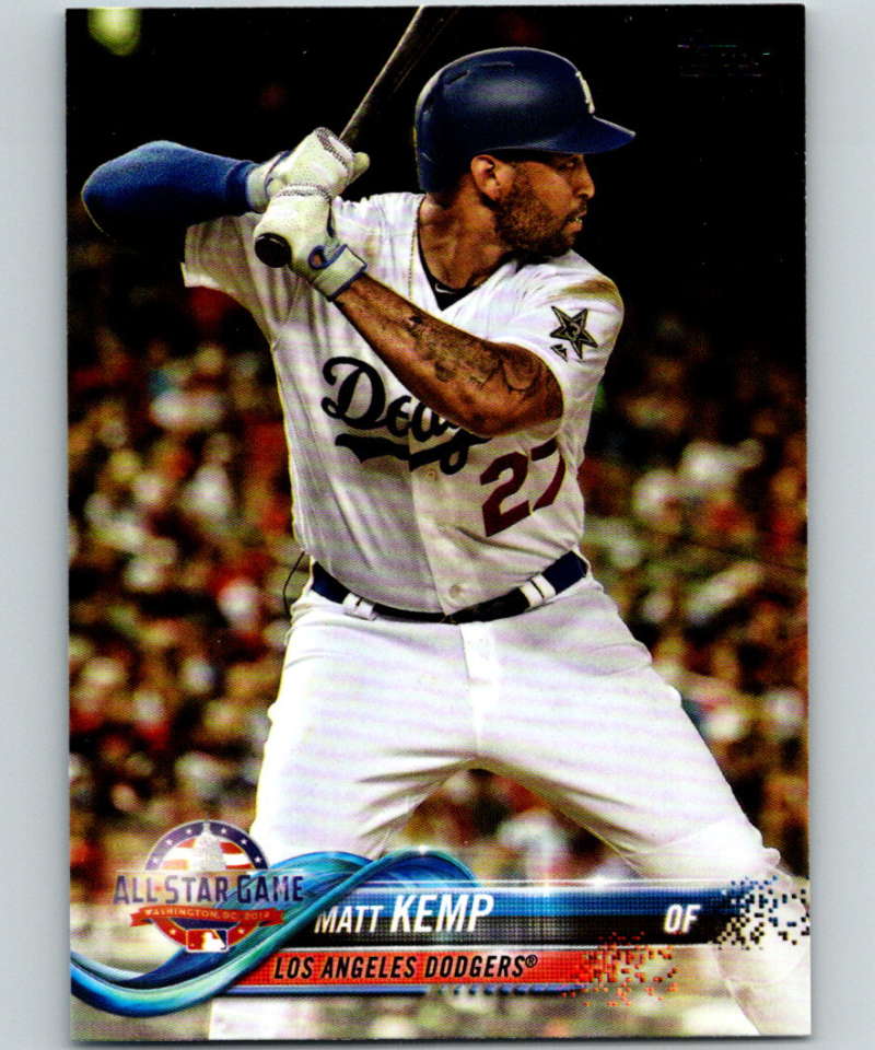 2018 Topps Update #US165 Matt Kemp Like New Los Angeles Dodgers  Image 1