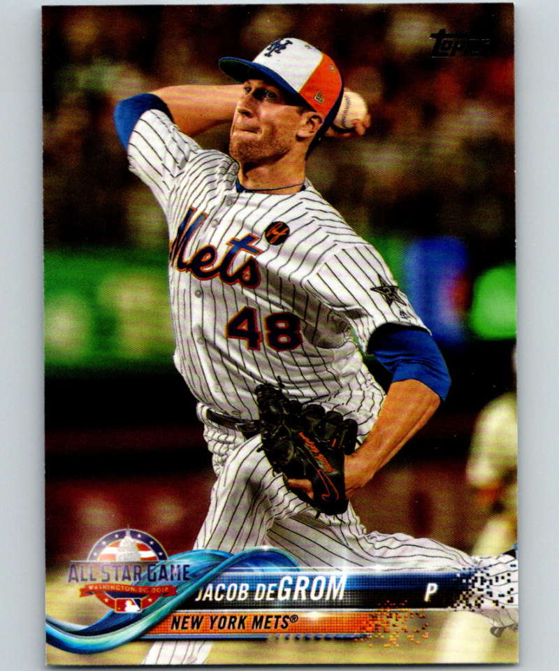 2018 Topps Update #US177 Jacob deGrom Like New New York Mets  Image 1