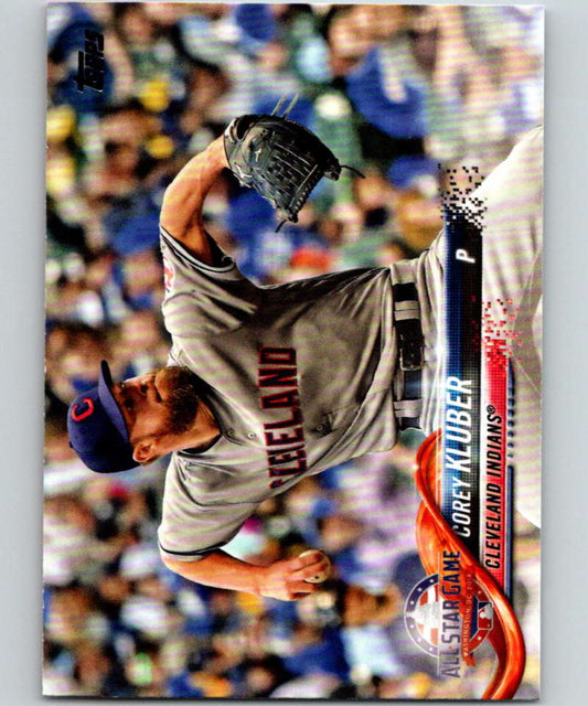 2018 Topps Update #US185 Corey Kluber Like New Cleveland Indians  Image 1