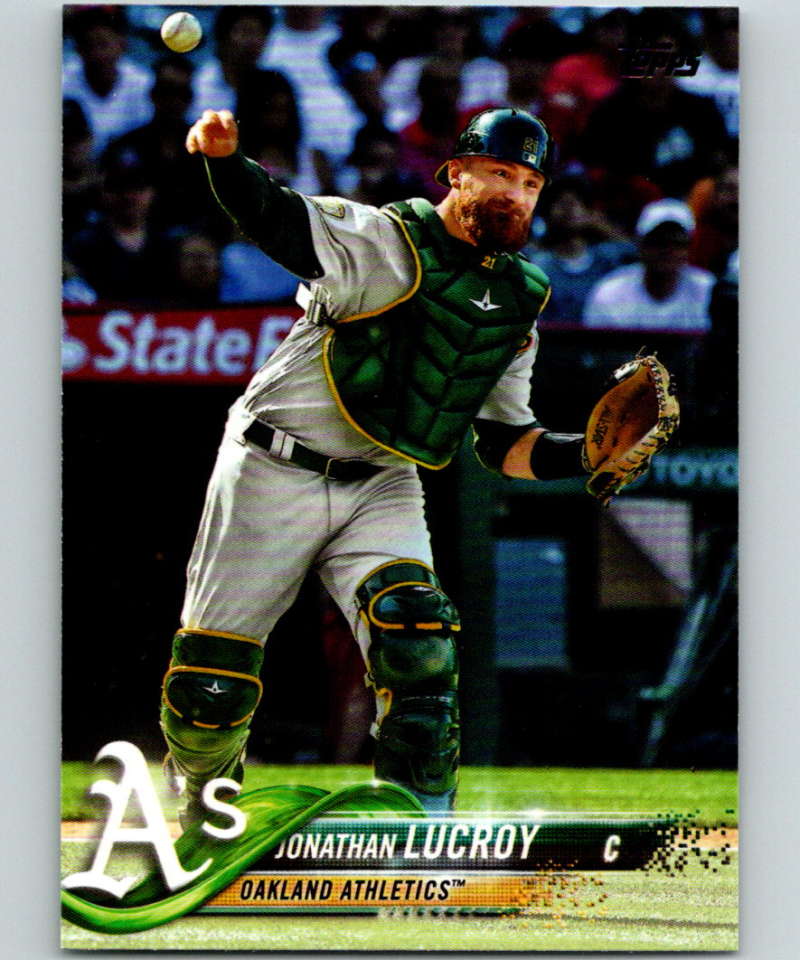 2018 Topps Update #US187 Jonathan Lucroy Like New Oakland Athletics  Image 1