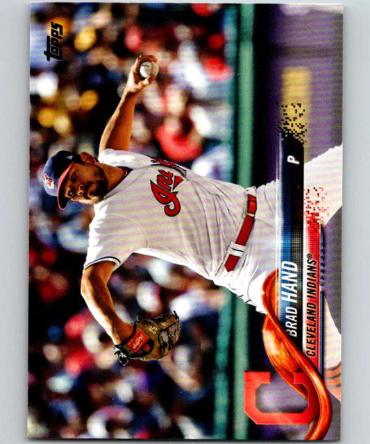 2018 Topps Update #US232 Brad Hand Like New Cleveland Indians  Image 1