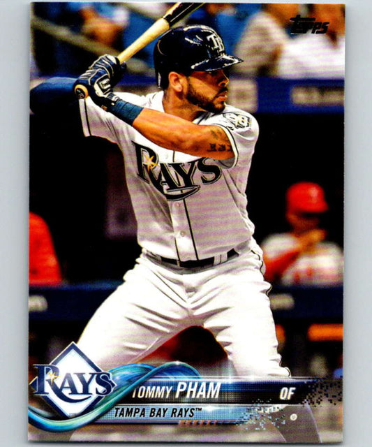 2018 Topps Update #US233 Tommy Pham Like New Tampa Bay Rays  Image 1
