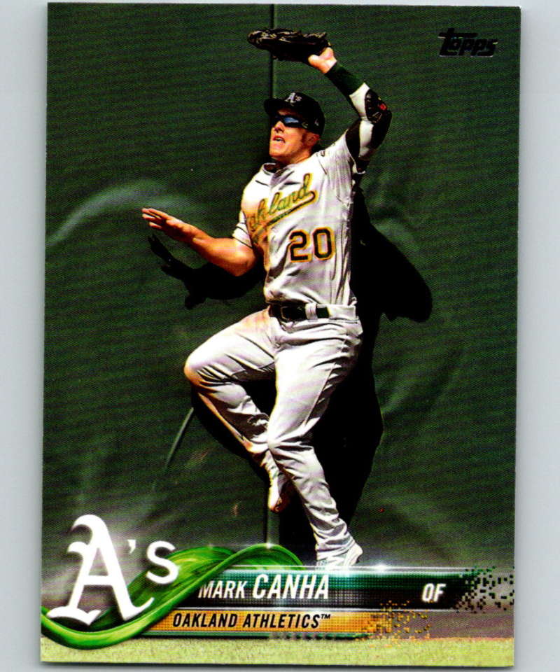 2018 Topps Update #US239 Mark Canha Like New Oakland Athletics  Image 1