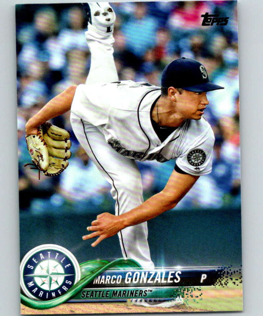2018 Topps Update #US243 Marco Gonzales Like New Seattle Mariners  Image 1